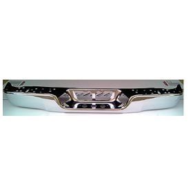 2007-2013 Toyota Tundra Rear Bumper Face Bar (Steel)- Chrome- W/O Sensor Hole -W/O Rock Warrior Package - TO1102244-2