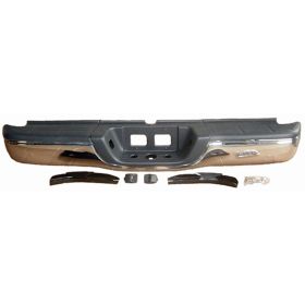 2000-2006 Toyota Tundra- Double Cab=Full Back Door Rear Bumper Assembly -Chrome -Standard Bed - TO1103107-2