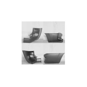 2003-2005 Toyota 4Runner Bumper End Rear Passenger Side Matte-Gray Textured Sr5/Sport - OEM# 5215235120 - TO1105117-3