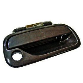 2000-2006 Toyota Tundra Pickup Door Handle Outer Front Passenger Side  Smooth Black (Regular/Access Cab) - TO1311125-3