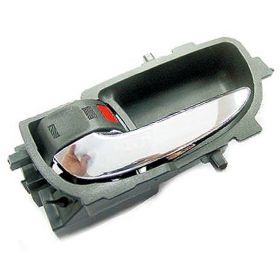 2007-2011 Toyota Yaris Sedan Door Handle Inner Front Driver Side (Chrome Lever/Black Housing) - OEM# 6920652150B1 - TO1352131-3