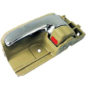 2003-2008 Toyota Corolla Sedan Door Handle Inner Front Driver Side (Chrome/Beige) - TO1352138-3