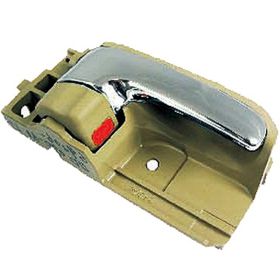 2003-2008 Toyota Corolla Sedan Door Handle Inner Front Passenger Side (Chrome/Beige) - TO1353138-3