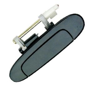 2000-2005 Toyota Echo Door Handle Outer Rear Driver Side (Black) - TO1520109-3