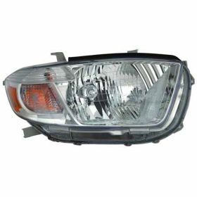 2010 Toyota Highlander Head Lamp Passenger Side Base/Ltd/Se Mdl Usa Built HQ - OEM# 811100E090 - TO2503201-3