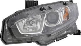 2016-2021 Honda Civic Sedan - Driver Side Halogen Headlight Assembly - HO2502173