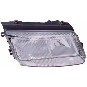 1998-2001 Volkswagen Passat Passenger Side Head Light Lens and Housing - VW2503112C