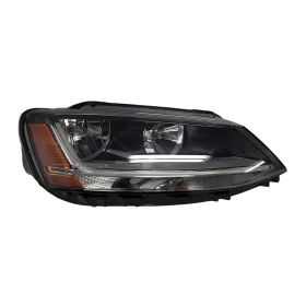 Volkswagen Jetta (type 6) 2017-2018 Passenger Side Halogen Headlight Assembly - VW2503168 OEM# 5C7941006J